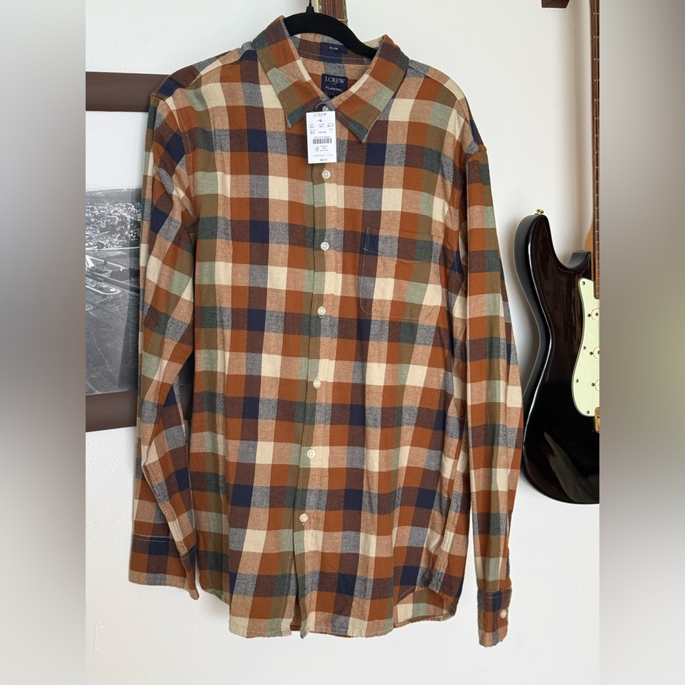 J. Crew Multicolor Plaid Casual Shirt
